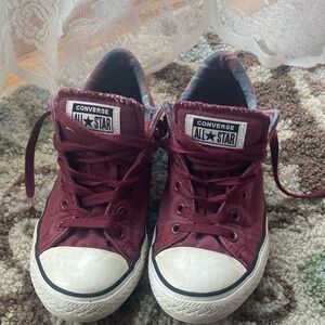 Converse Kids' Maroon All Star Sneakers